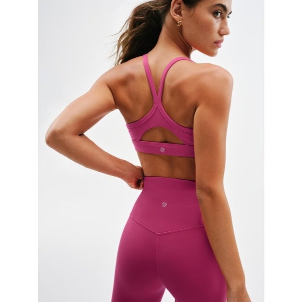 New Athleta M Vital Bra Jewel Pink Medium Cup A-C